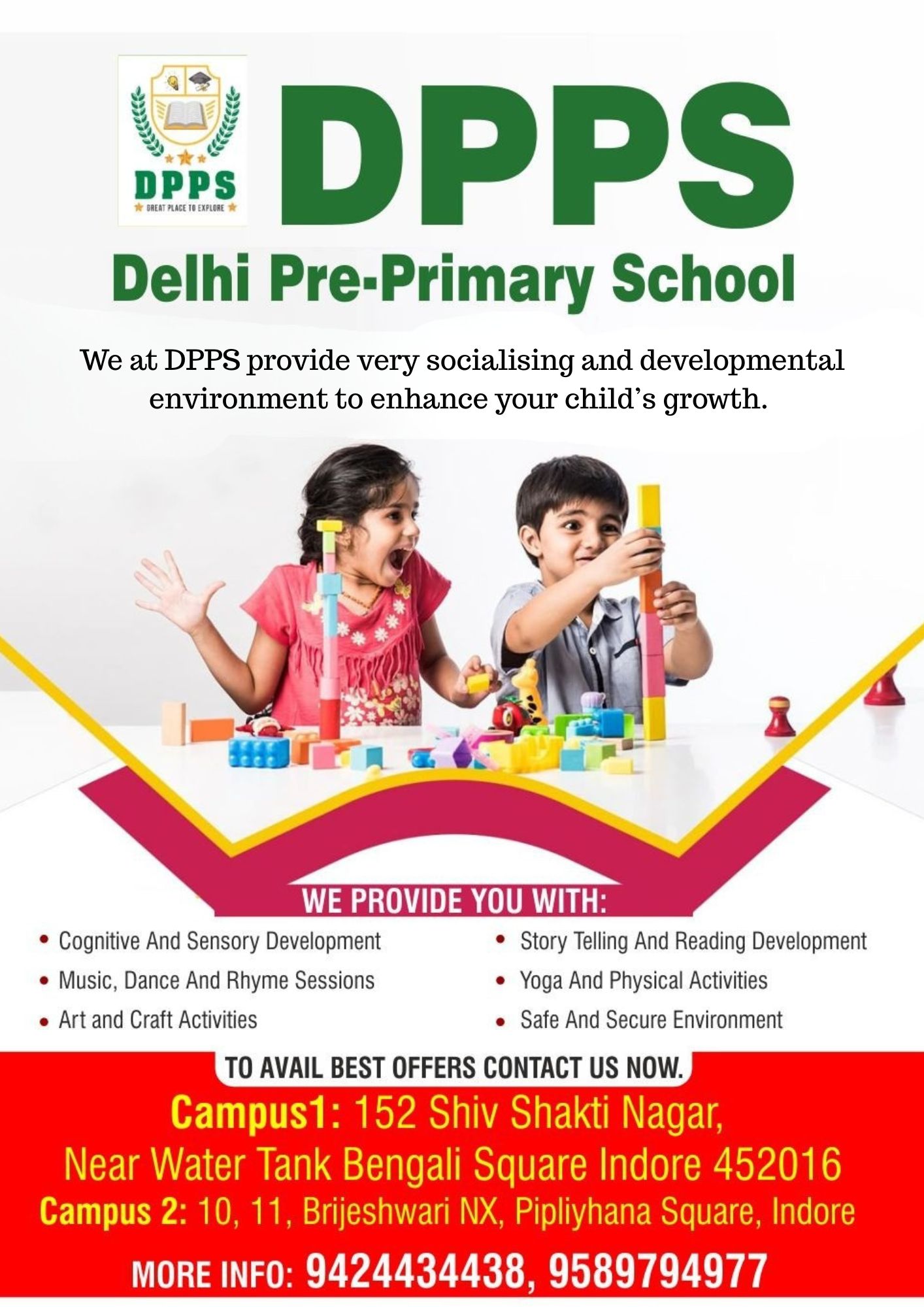 Best Pre-Primary School in Indore